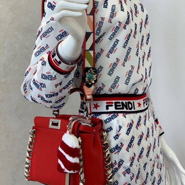 高仿精品芬迪頂級原單PEEKABOO全手工蛇皮fendi-11810