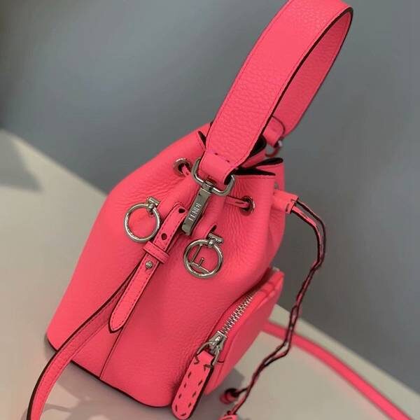 高仿芬迪頂級原單迷你桶包logo皮全手工縫製fendi-11817