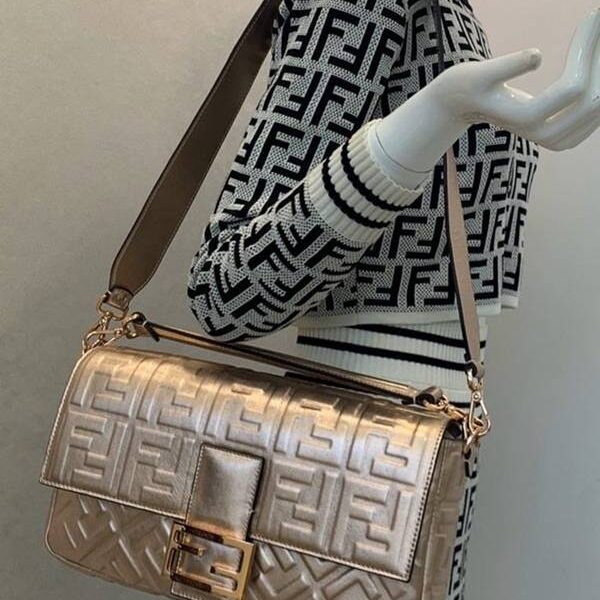 高仿包芬迪頂級原單FENDI 2020baguette綿羊皮fendi-11837