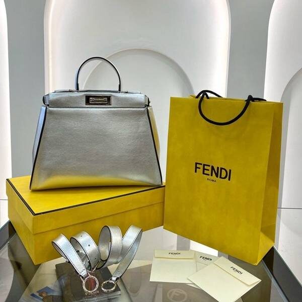 原單芬迪頂級原單2020peekaboo系列牛皮fendi-11840