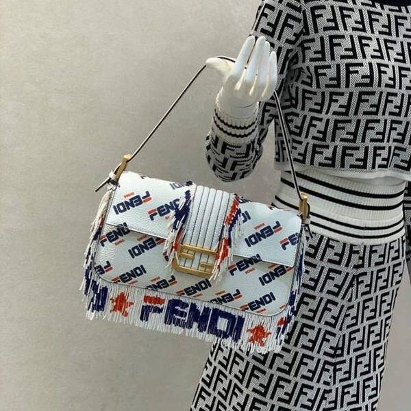 頂級高仿包包芬迪頂級原單法棍珠子流 翻蓋最新FENDI F LOGOfendi-11938