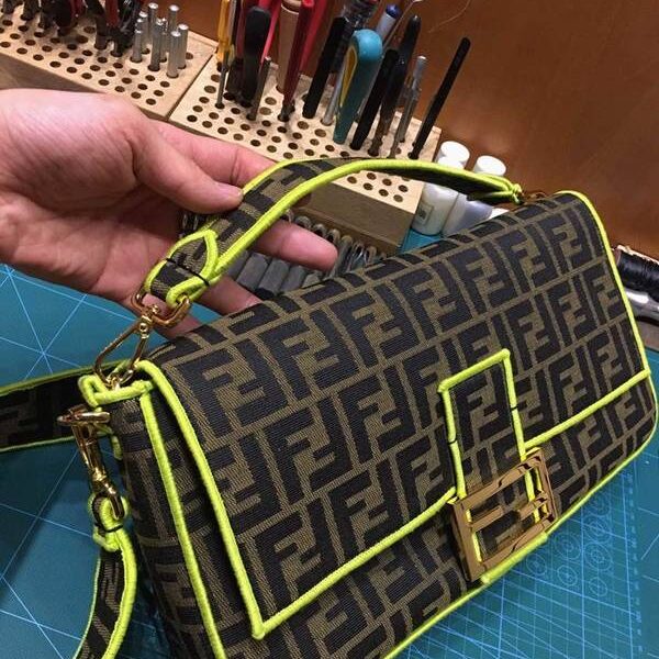 a貨芬迪Fendi 5001 Baguette FF logo 老花系列fendi-11996