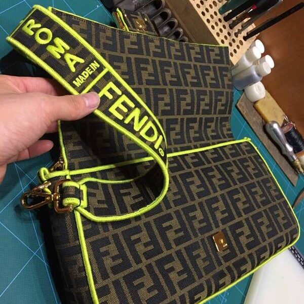 a貨芬迪Fendi 5001 Baguette FF logo 老花系列fendi-11996