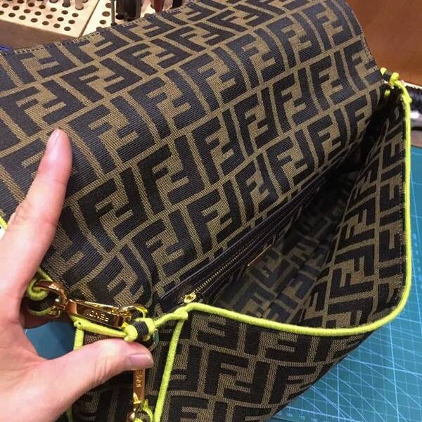 a貨芬迪Fendi 5001 Baguette FF logo 老花系列fendi-11996