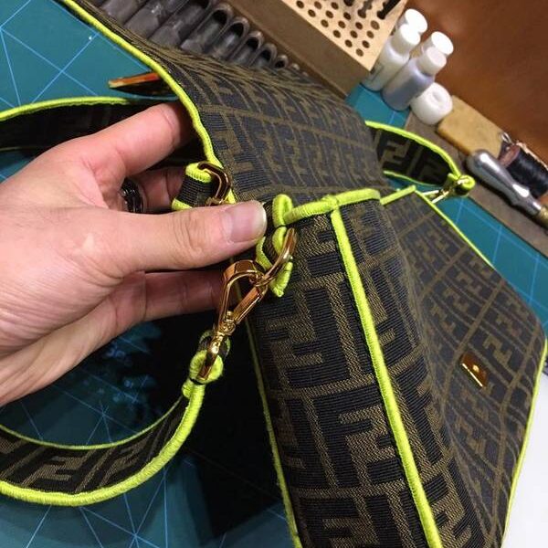 a貨芬迪Fendi 5001 Baguette FF logo 老花系列fendi-11996