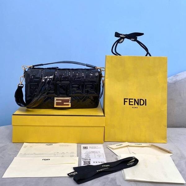 高仿包芬迪頂級原單法棍系列漆皮fendi-12152