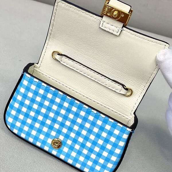 高仿包包批發芬迪頂級原單迷你Baguette 全皮方格fendi-12166
