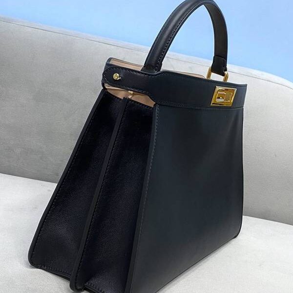 A貨之家芬迪PEEKABOO I See U拼色牛皮fendi-12188
