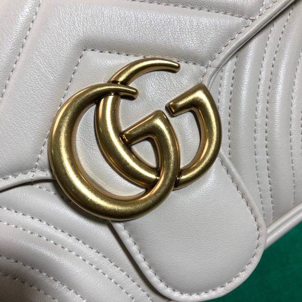 高仿精品gucci 古馳新款市場頂級獨家控貨專櫃品質進口牛皮,原廠五金443497米白色。ydgu10181 6 高仿精品gucci 古馳新款市場頂級獨家控貨專櫃品質進口牛皮,原廠五金443497米白色。ydgu10181