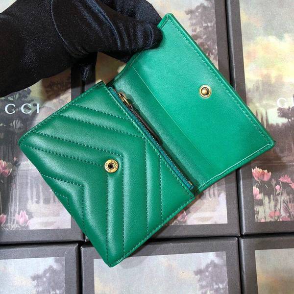 高仿包包原單GG marmont 三折短錢包採用絎縫進口小牛皮打造配以人形紋設計背面配以GG標誌復古金色金屬配件474802,綠色全皮。ydgu10855 6 高仿包包原單GG marmont 三折短錢包採用絎縫進口小牛皮打造配以人形紋設計背面配以GG標誌復古金色金屬配件474802,綠色全皮。ydgu10855