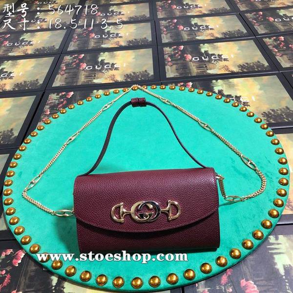 高仿包包gucci 古馳新款市場頂級獨家控貨專櫃品質進口牛皮，原廠五金564718酒紅色摔紋皮。ydgu10968