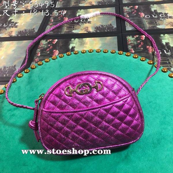 高仿包包批發gucci 古馳新款市場頂級獨家控貨專櫃品質進口牛皮，原廠五金534951紫紅。ydgu11004