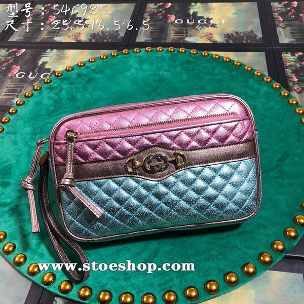 高仿包包gucci 古馳新款市場頂級獨家控貨專櫃品質進口牛皮，原廠五金540985粉綠金。ydgu11013