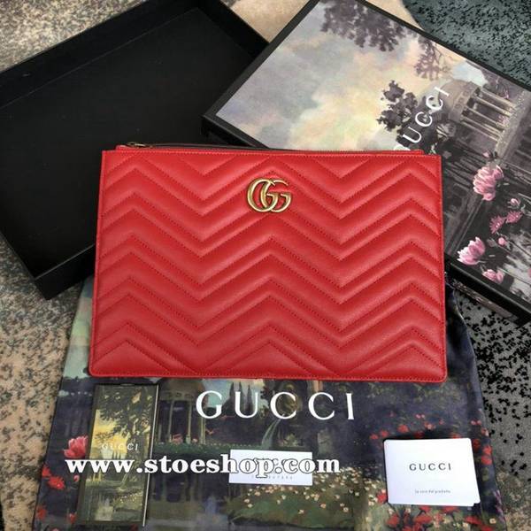奢侈品GG marmont 採用絎縫進口小牛皮打造配以人形紋設計背面配以愛心桃型標誌復古金色金屬配件476440，大紅全皮ydgu11292