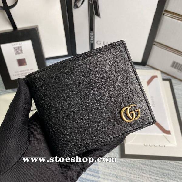 最高等級gucci頂級貨品 專櫃同步，高仿名牌！雙折皮夾，採用Gucci標誌性GG金屬配件醒目裝飾。採用熱壓小牛皮製作，以獲得野豬豬皮效果，打造織紋外觀428726，克豬紋皮ydgu11793