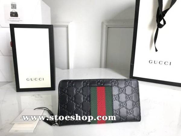 高仿包台灣gucci專櫃同步，原廠品質！單拉皮夾，採用進口頭層牛皮搭配醒目紅藍織帶加黑色雙G提花面料408831ydgu11942
