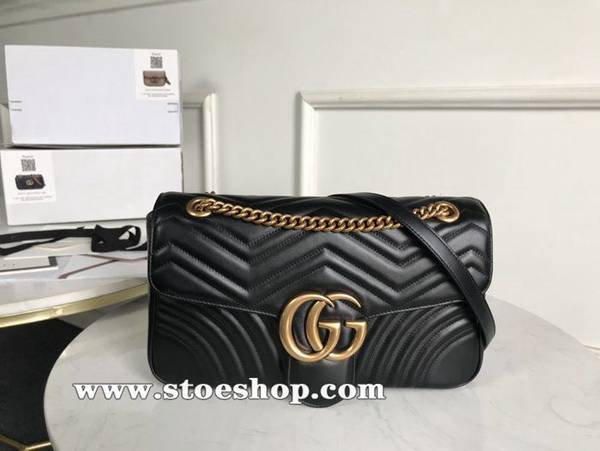 頂級原單《Marmont 義大利原廠皮》Gucci美包GG Marmont系列443496ydgu11973