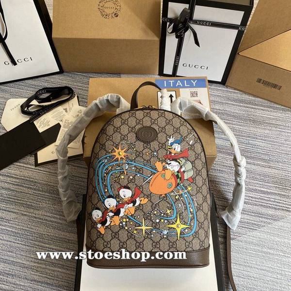 最高等級A貨gucci新款。市場頂級獨家控貨專櫃品質進口牛皮，原廠五金552884啡PVC/唐老鴨ydgu12300