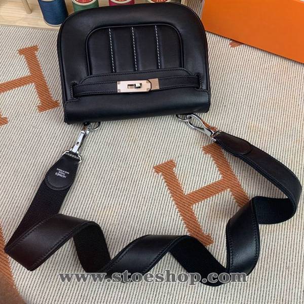 原單1:1愛馬仕Hermes Beline 海綿包 20cm 進口原版swift皮,配進口蠟線 原廠五金 【黑色】銀扣 5 原單1:1愛馬仕Hermes Beline 海綿包 20cm 進口原版swift皮,配進口蠟線 原廠五金 【黑色】銀扣