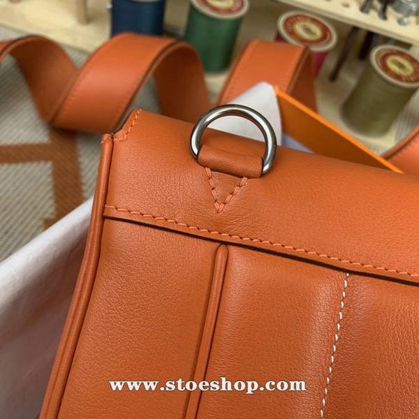 最高等級A貨愛馬仕Hermes Beline 海綿包 20cm 進口原版swift皮,配進口蠟線 原廠五金 【橙色】銀扣 6 最高等級A貨愛馬仕Hermes Beline 海綿包 20cm 進口原版swift皮,配進口蠟線 原廠五金 【橙色】銀扣