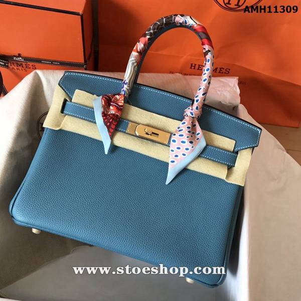 高仿精品批發愛馬仕Birkin 30cm 牛仔藍金扣 手工蠟線 小牛皮 1 高仿精品批發愛馬仕Birkin 30cm 牛仔藍金扣 手工蠟線 小牛皮