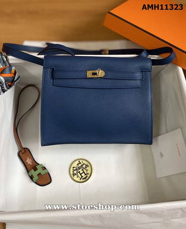 高仿精品批發愛馬仕Kelly danse22cm evercolor 皮 Deep Blue S4深邃藍 1 高仿精品批發愛馬仕Kelly danse22cm evercolor 皮 Deep Blue S4深邃藍