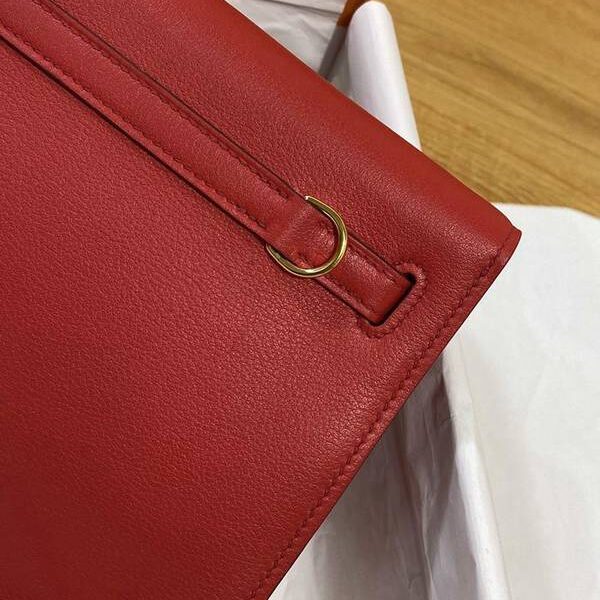 原單A貨愛馬仕Kelly danse22cm evercolor 皮 Rouge casaque Q5 中國紅 金扣現貨