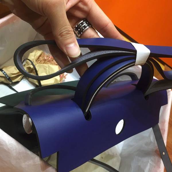 高仿網台灣 愛馬仕色Herbag 31Cm墨綠 9 高仿網台灣 愛馬仕色Herbag 31Cm墨綠