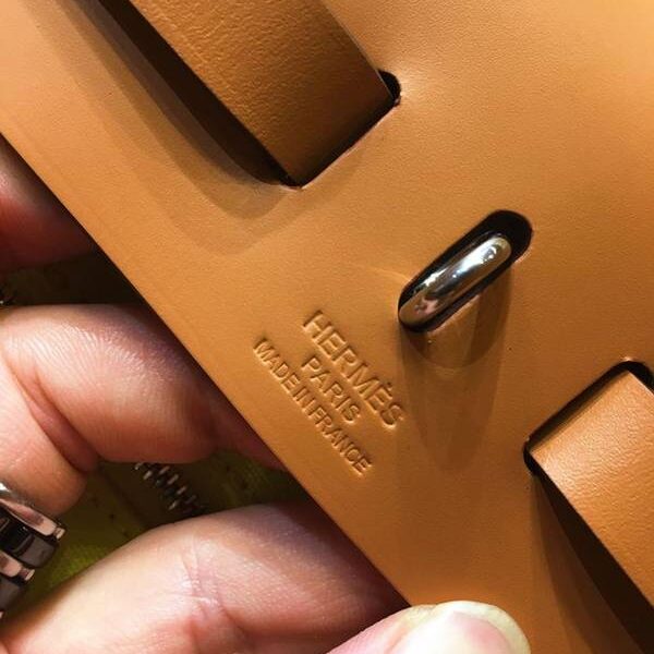 奢侈品1：1愛馬仕Herbag 31Cm瑩光黃/中啡男女神通用版 最學院派的包袋 神名：她的包