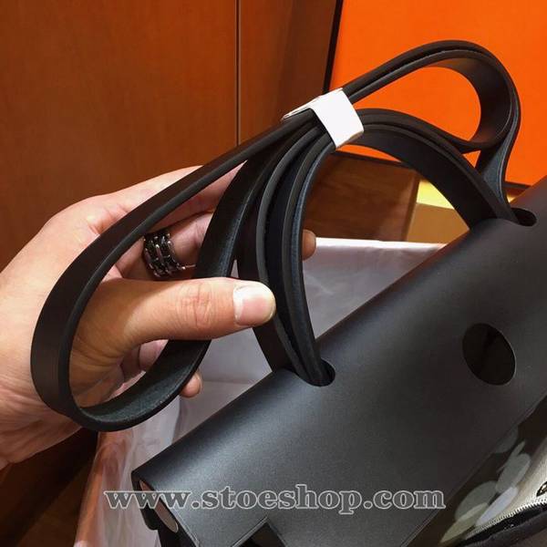 高仿精品愛馬仕Herbag So black防水塗層 5 高仿精品愛馬仕Herbag So black防水塗層