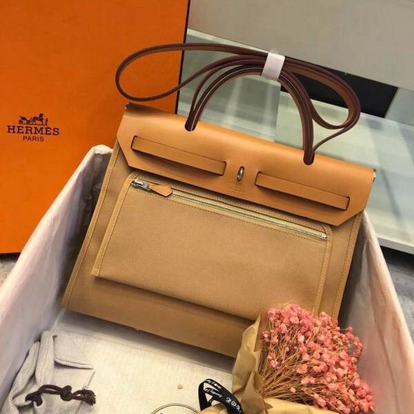 a貨愛馬仕Herbag 31Cm淺咖啡/中啡(男女神通用版 最學院派的包袋 神名:她的包) 10 a貨愛馬仕Herbag 31Cm淺咖啡/中啡(男女神通用版 最學院派的包袋 神名:她的包)
