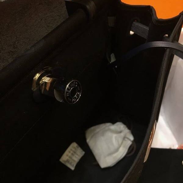 原單愛馬仕色Herbag 31Cm黑色/夜空藍（男女神通用版 最學院派的包袋 神名：她的包）