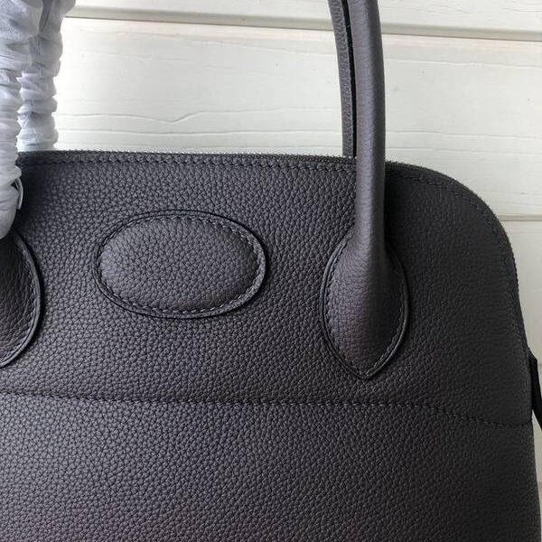 高仿名牌包愛馬仕寶萊包原版togo皮31cm，37cm金銀扣現貨，31cm鐵灰