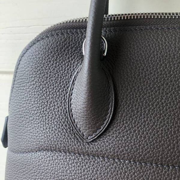 高仿名牌包愛馬仕寶萊包原版togo皮31cm，37cm金銀扣現貨，31cm鐵灰