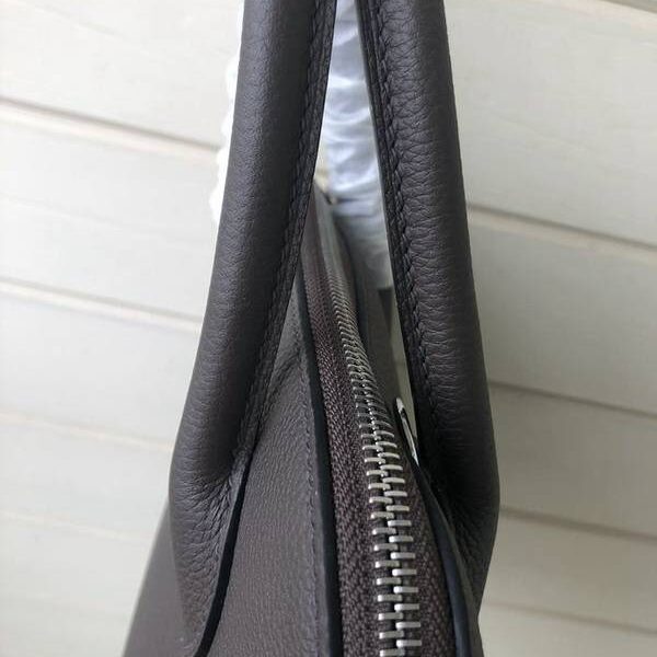 高仿名牌包愛馬仕寶萊包原版togo皮31cm，37cm金銀扣現貨，31cm鐵灰