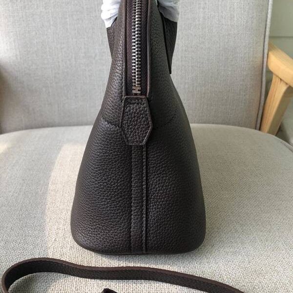 頂級高仿愛馬仕寶萊包原版togo皮31cm，深啡色銀扣現貨
