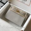 高仿高仿包包批發愛馬仕跳舞包Dance 珍珠灰 Evercolor