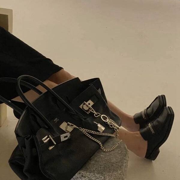 奢侈品高仿愛馬仕Shoulder birkin 黑色