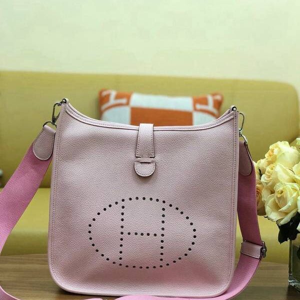 奢侈品1：1愛馬仕現貨Evelyne 29cm togo 皮 3Q粉