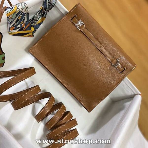 高仿A貨愛馬仕Kelly danse22cm everculure 皮gold 37 金棕色 銀扣現貨