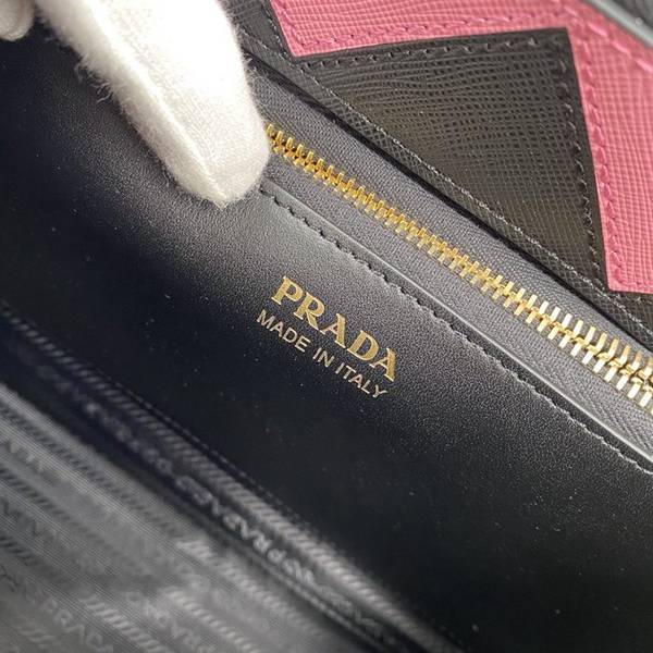 原單A貨prada專櫃經典款1BA102 Esplanade Saffiano手袋義大利進口拼色十字紋牛皮ddprada-10199 9 原單A貨prada專櫃經典款1BA102 Esplanade Saffiano手袋義大利進口拼色十字紋牛皮ddprada-10199