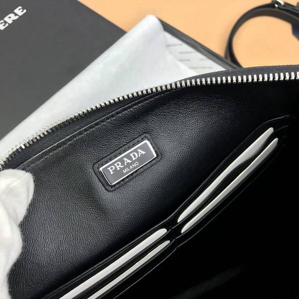 高仿包包批發頂級原單prada限量版手包2VH073黑色義大利頂級原單十字紋牛皮ddprada-10642 9 高仿包包批發頂級原單prada限量版手包2VH073黑色義大利頂級原單十字紋牛皮ddprada-10642