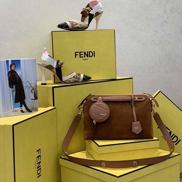 原單複製芬迪頂級頂級高仿包包包Bytheway柔軟絨小牛皮fendi-11829