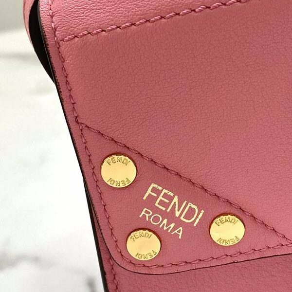 頂級頂級高仿包包包最高等級芬迪頂級頂級高仿包包包FENDI filp bag迷你手袋純手工小牛皮fendi-11909