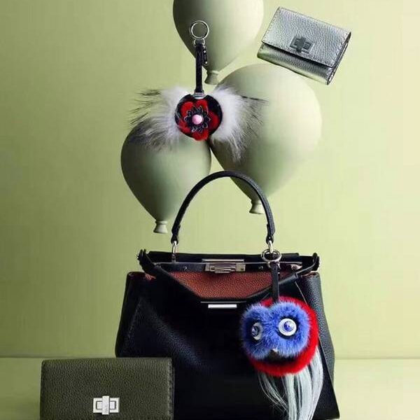 高仿名牌包芬迪FENDI PEEKABOO七層油邊手工縫製蠟線fendi-12183