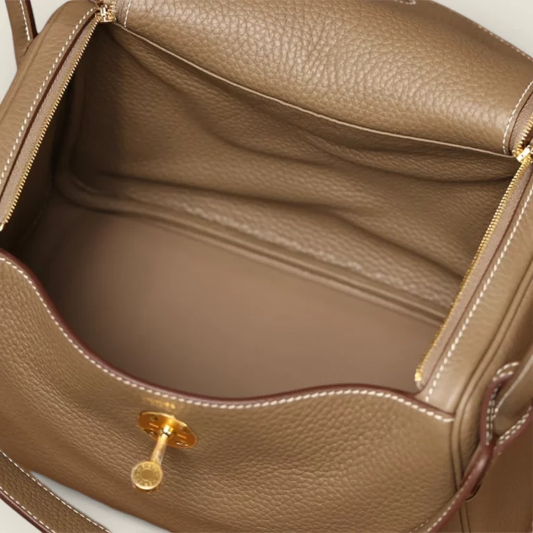 高仿愛馬仕Hermes*Lindy26大象灰金扣全手工版本