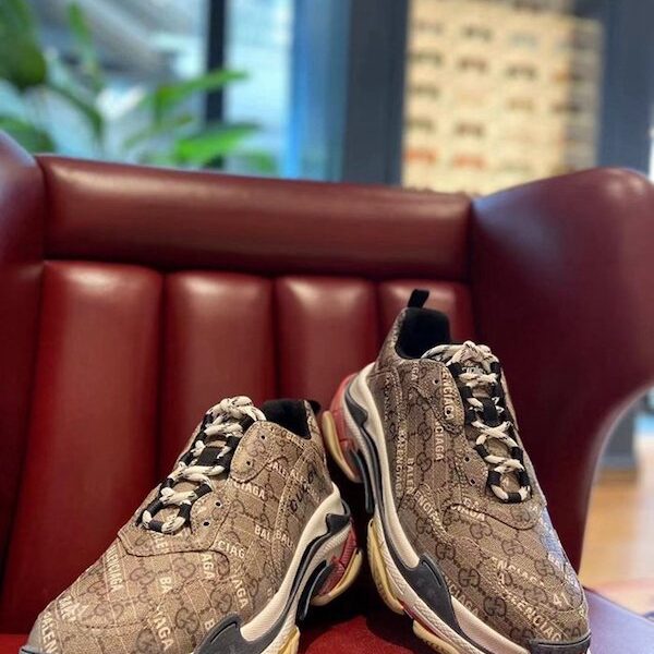 BALENCIAGA Gucci聯名Triples 巴黎世家 頂級高仿老爹鞋