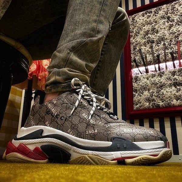 BALENCIAGA Gucci聯名Triples 巴黎世家 頂級高仿老爹鞋