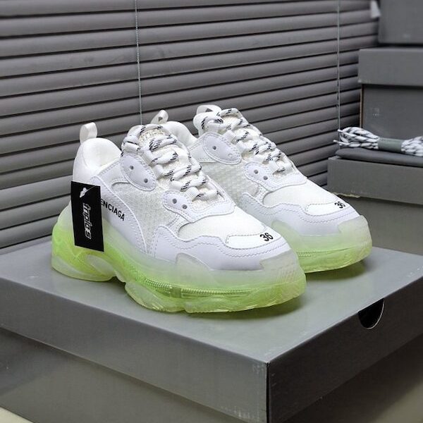 超A鞋 巴黎世家Balenciaga TriPle S 巴黎氣墊 “白加綠” 11 超A鞋 巴黎世家Balenciaga TriPle S 巴黎氣墊 “白加綠”