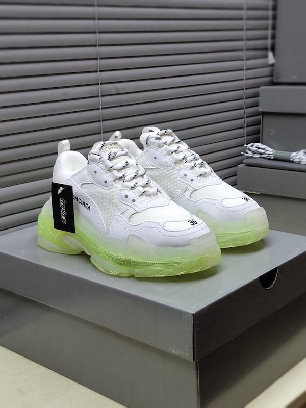 超A鞋 巴黎世家Balenciaga TriPle S 巴黎氣墊 “白加綠” 3 超A鞋 巴黎世家Balenciaga TriPle S 巴黎氣墊 “白加綠”